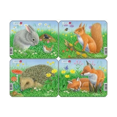 Larsen - Пъзел: Серия - "Животни" - 5 части, малък