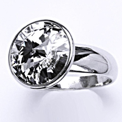 Čištín stříbrný se Swarovski čirým krystalem T 1372