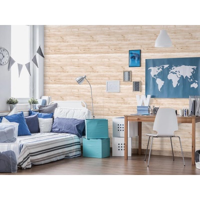 DIMEX ART Луксозна флизелинова тапета бежови летви