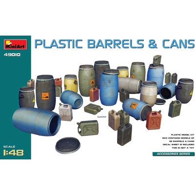 MiniArt Plastic Barrels & Cans 1:48