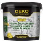 Deco professional БОЯ ФАСАДНА deko v 8067 15л БЯЛА (20-101229)