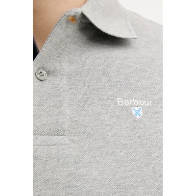 Barbour Памучна тениска с яка Barbour Tartan Pique Polo Shirt (MML0011)