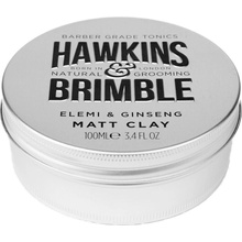 Hawkins & Brimble zmatňujúci pomáda na vlasy s vôňou elemi a ženšenu (Elemi & Ginseng Matt Clay) 100 ml