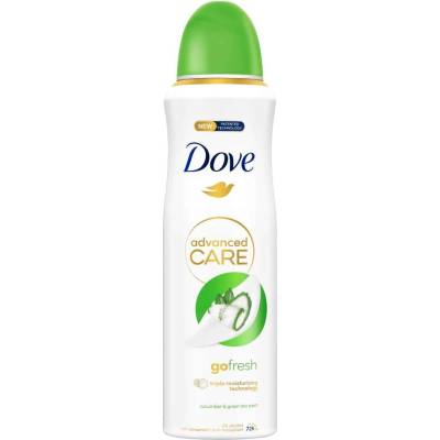 Dove Дезодорант-антиперспирант за жени Dove Go Fresh Краставица и зелен чай 3х200 мл (8720181292033)