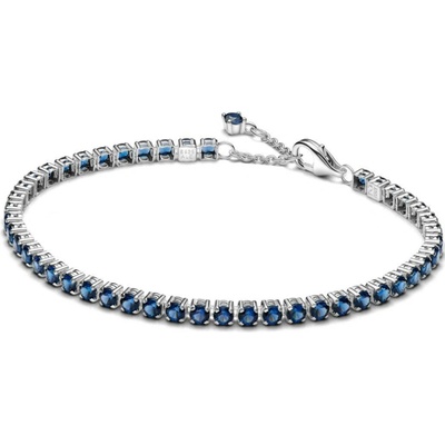 PANDORA Třpytivý modrý tenisový náramek 18 591469C02-18