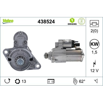 Štartér VALEO 438524