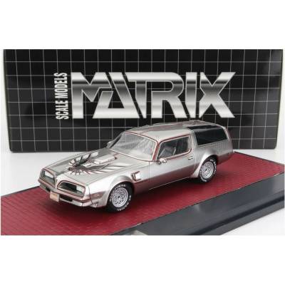 MATRIX SCALE MODELS PONTIAC FIREBIRD TRANS AM TYPE K KAMMBACK CONCEPT 1978 SILVER 1:43