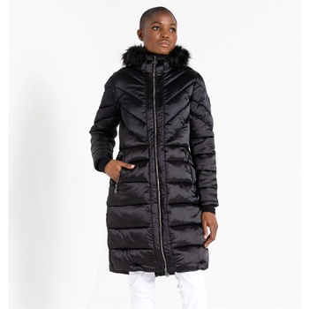 Dare 2b Яке Dare 2b Women's Longline Insulated Padded Quilted Jacket - Blk/BlkShine