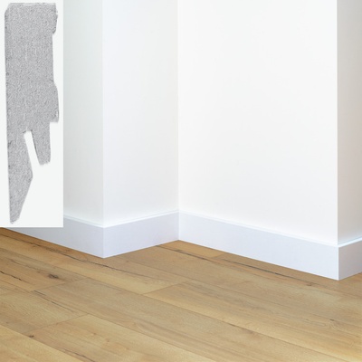 Egger Cubical L201 Lišta soklová Biela 2,4 m