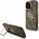 GUESS PU 4G Метален лого Stand Camera Frame Заден капак за iPhone 15 Pro Кафяв Guess | Kafyav | ЖЕНИ | UNI