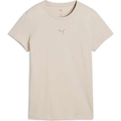 Puma Dámske tričko ESSENTIALS CENTRED CAT LOGO TEE Béžová