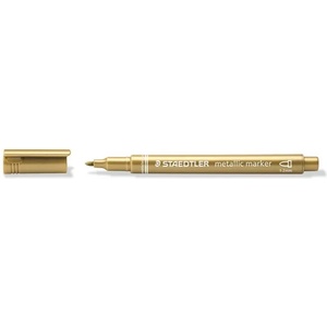 STAEDTLER Декоративен маркер, 1-2 мм, коничен, staedtler "8323", златен 8323-11 (8323-11)