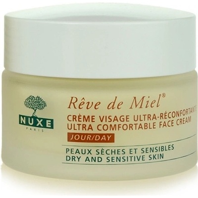 Nuxe Reve de Miel Ultra Comfortable Face Cream denný vyživujúci a hydratačný krém pre suchú pleť 50 ml
