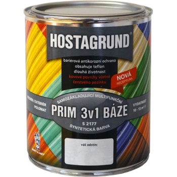 Barvy a laky Hostivař Hostagrund PRIM 3v1- mutifunkčná základná i vrchná farba 620 žltá 0,6 l
