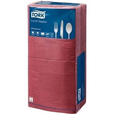 Tork Advanced servítky 2-V 33x33 Bordeaux TORK/477213PAK 250ks