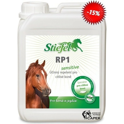Stiefel Repelent RP1 sensitive pro koně citlivé a jezdce bez alkoholu kanystr 2.5 l