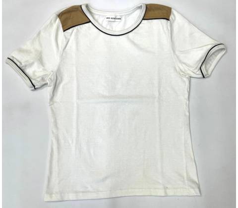 TED KENTONN TK BASIC TEE White/Brown