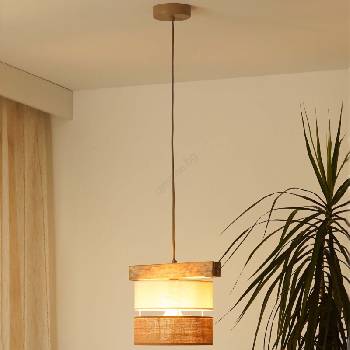 Brilagi - Пендел FOREST 1xE27/15W/230V бор/бежов/кремав (BG1714)