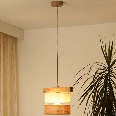 Brilagi - Пендел FOREST 1xE27/15W/230V бор/бежов/кремав (BG1714)