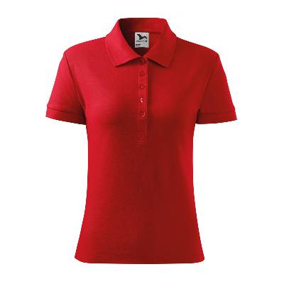 Malfini cotton 213 / Дамска поло тениска - червена m (2130714)