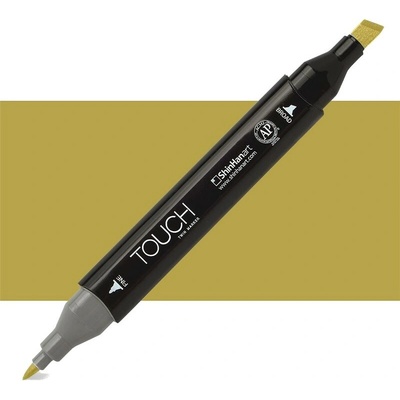 Lihová fixa TOUCH oboustranná Fine & Chisel, Olive green (Y41)