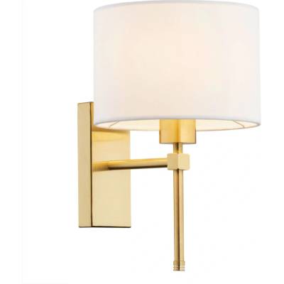 8048 - Аплик ABBANO 1xE27/15W/230V месинг/бял (AR8048)