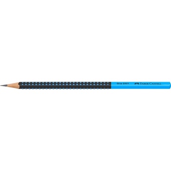Faber-Castell Grip 2001 триъгълен двуцветен черен/син графитен молив HB FC517010 (FC517010)