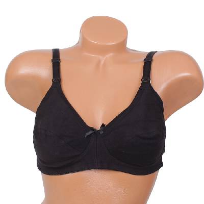 Сутиен за кърмене в черен цвят - чашка c и d