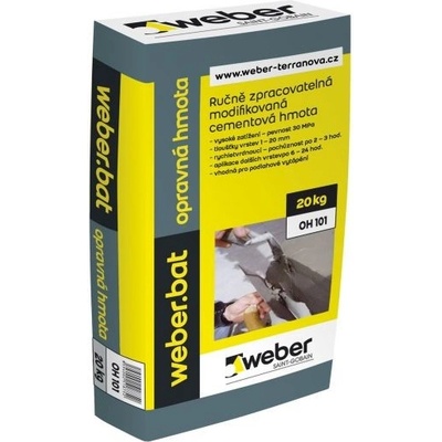 Hmota opravná weberbat 20 kg
