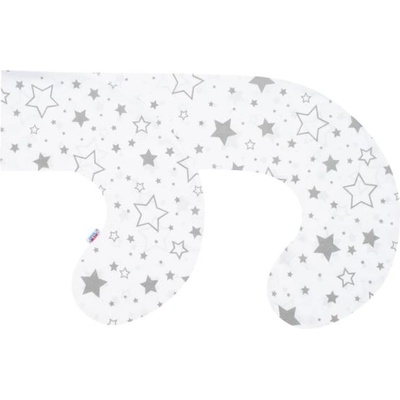 New Baby Калъф за възглавница за кърмене във форма на C New Baby Звезди сиви