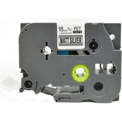 Compatible Съвместима лента с Brother TZ-M941 / TZe-M941, 18mm x 8m, черен печат / сребърен фон (TZeM941)