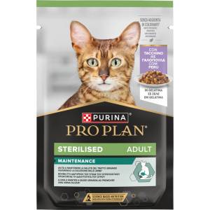 PRO PLAN Sterilised с пуйка за котки 85 г