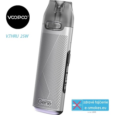 VOOPOO V.THRU Pro 25W elektronická cigareta 900 mAh Silver 1 ks