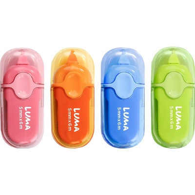 LUMA Korekční strojek mini 5 mm × 6 m - mix barev – Zbozi.Blesk.cz