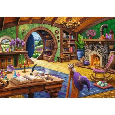 Ravensburger - Puzzle Cozy magical cottage - 1 000 piese