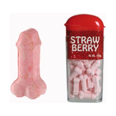 Willy Candy - Bonbony penis jahoda, 18g – Zboží Dáma