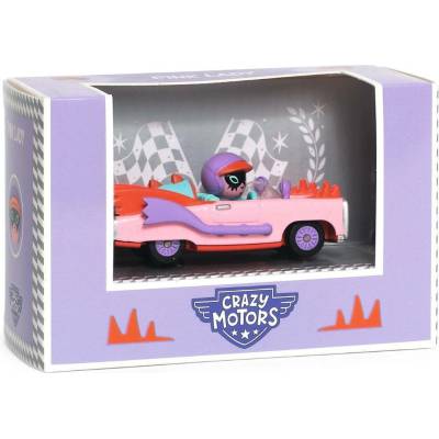 Djeco Crazy Motors autíčko Pink lady