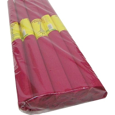 Krepový papír 50x200cm tmavě růžový