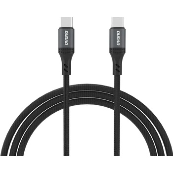 Dudao L3CC USB-C - USB-C 60W 1.2m плетен кабел - черен (6976625333059)