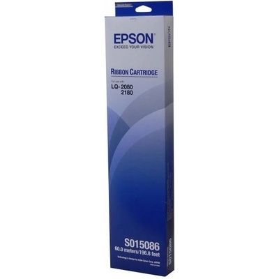 Epson originál páska do tlačiarne, C13S015086, čierna, Epson LQ 2070, 2170, 2180, 2080, FX 2170, FX 2180
