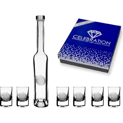 Bohemia Crystal na lihoviny se meruňkou 1 lahev + 6 panákovek + 200 ml 30 ml