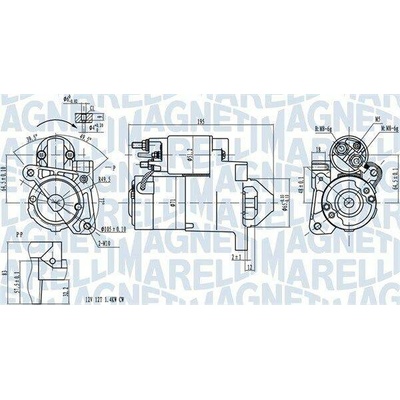 Startér MAGNETI MARELLI 063721273010