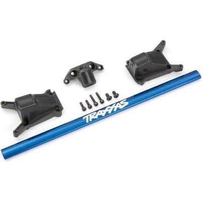 Traxxas Спънка за шаси Traxxas Rustler 4x4 Slash 4X4 Chassis brace kit, blue (equipped with Low-CG chassis) TRX6730X (TRX6730X)