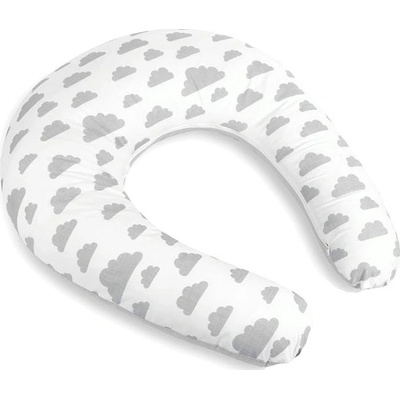 Bellatex Povlak na kojicí polštář na zip Mráček šedá bílá – Zboží Dáma