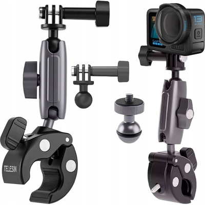 Telesin Tube Clamp držiak pre športové kamery na bicykel GP-HBM-001