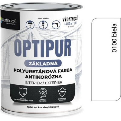 Optipur U2061 Základná polyuretanová farba 0,75 l biela