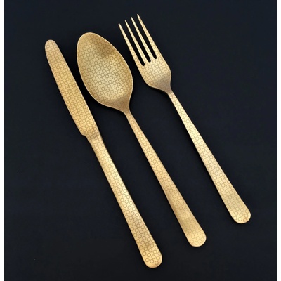 Herdmar (Португалия) Комплект гравирани прибори за хранене HERDMAR OSLO №12 позлатени - 36 части (Herdmar 082-3036-0517-190-5017)