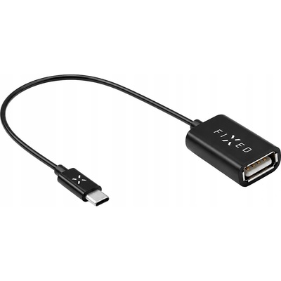 OTG dátový kábel FIXED s konektormi micro USB/USB-C, USB 2.0, 20 cm