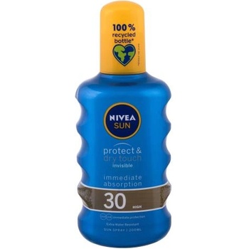 Nivea Sun Protect & Dry Touch Invisible Spray SPF30 водоустойчив невидим слънцезащитен спрей 200 ml