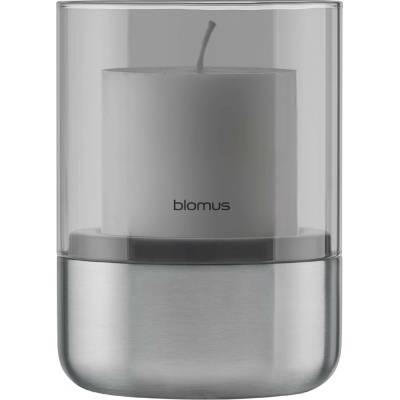 Blomus CALMA svícen šedá & nerez S